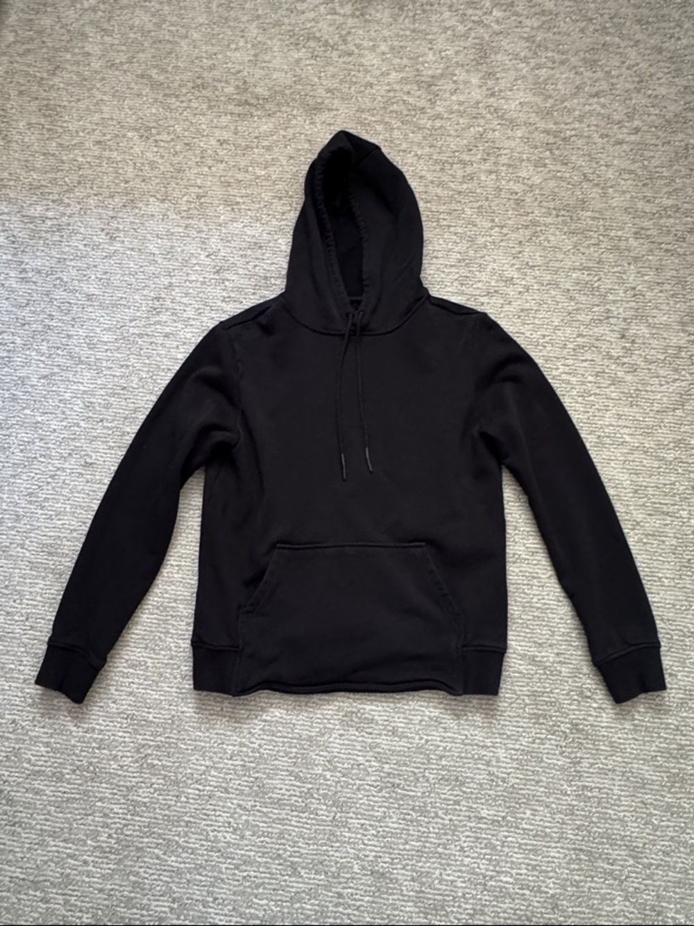 BYLT Basics Black Pullover Core Hoodie Mid Weight 100% Cotton Mid Weight